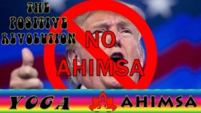 Ahimsa! Yoga Says Don’t Be A Dick on The Positive Revolution Photo
