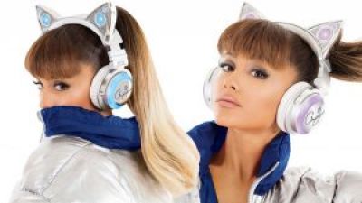 ARIANA GRANDE Takes Over The World With CAT HEADPHONES On theFeed! Photo