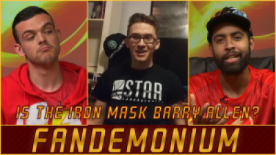 The Flash After Show Fandemonium – Is The Iron Mask Barry Allen? Photo