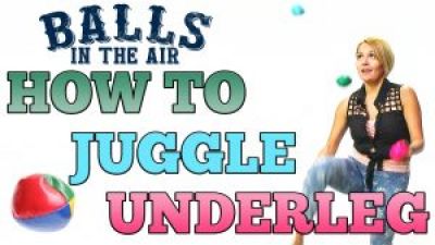 How To Juggle Under Your Legs with your Balls on Balls in the Air Photo