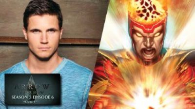 Stephen Amell talks Robbie Amell on The Flash Photo