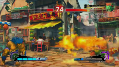 LapChi vs. Mike in Super Street Fighter IV on Gootecks and Mike Ross Photo